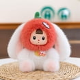 thumbnail image 2 of ICQOVD Fidget Rabbit Plush Table Ornament Decorative Doll, 2 of 6