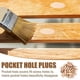 thumbnail image 2 of 80 Tapones de Madera para Agujeros de Bolsillo, 4 Tamaños, Tapones de Madera Combinados, Tapones para Agujeros de Tornillos, Pasadores de Madera para Reparación y Fijación, 2 of 6