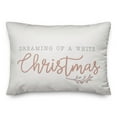 thumbnail image 2 of Creative Products Dreaming of a White Christmas 14x20 Spun Poly Pillow, 2 of 3
