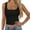 R15-Black, variant on RMGVDSD Womens Tank Tops Summer Cropped Basic Seamless Ribbed Sleeveless Square Neck Tank Top Fashion Casual Solid Color Yoga Gym Shirts Going Out Clothes