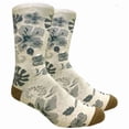 thumbnail image 1 of Aloha Hawaiian Floral Hibiscus Pattern Socks (Adult Large), 1 of 6