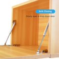 thumbnail image 2 of 100N/22lb Gas Spring Soft Close Hinge, Slow Lower Lid Stays Slow Open Drop Door Flap For Kitchen Cabinet Cupboard Desk, 2 Pack, 2 of 4