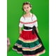 thumbnail image 5 of Lucakuins Disfraz de Halloween para niñas, vestido tradicional mexicano con cinturón y linda diadema para fiesta de niños pequeños, traje de cosplay Lucakuins  moda, 5 of 9