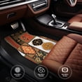 thumbnail image 4 of ZICANCN Waterproof Car Floor Mats Full Set, Ethnic Floral Abstract Art Automotive Carpet Mats for Vehicle Trucks Suv, 4 Pieces, 4 of 6