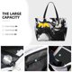 thumbnail image 3 of Fotbe Fluid Black White Paint Swirls Bolsa de Viaje para Playa - Resistente al Agua, Bolsa Tote de Gran Capacidad y Ligera con 7 Bolsillos para Mujeres y Hombres, 3 of 7