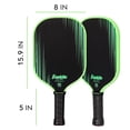thumbnail image 5 of Franklin Sports Signature Series Pro Pickleball Paddle - 13mm Core - Green, 5 of 6
