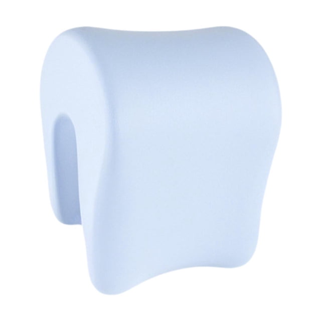 Cojín cervical con memoria para silla de oficina, cojín cervical para silla de trabajo, antideslizante. Amarillo claro