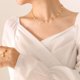 thumbnail image 3 of Collar de perlas de agua dulce, collar exquisito con colgante de perlas pequeñas, collar de mujer de estilo suave francés, 3 of 5