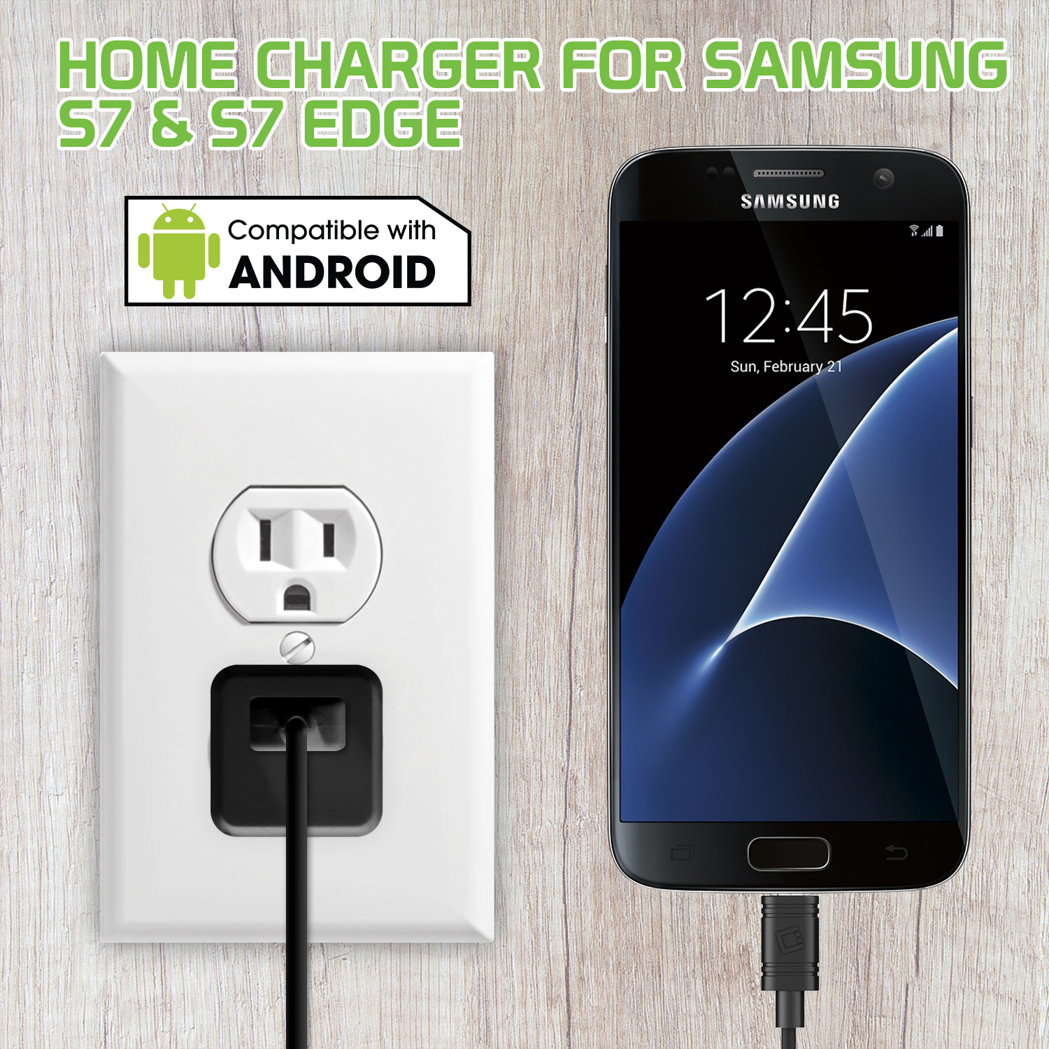 Cellet Home Charger for Samsung Galaxy S7 & S7 edge / 5Watt (1Amp