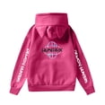 thumbnail image 4 of Pop cazadora para niña Hooded Sweatshirt Women's Cat Ear Hoodie ,Soft Streetwear Pullover ,Cute Long Sleeve Tops for Fall Winter （Hot Pink）, 4 of 4