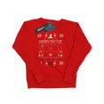 thumbnail image 1 of Harry Potter Womens Christmas Pattern Sweatshirt, 1 of 3