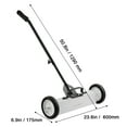 thumbnail image 3 of KFFKFF 18" Magnetic Sweeper with Wheels 45lbs Rolling Sweeper Lawn Yard Grass, 3 of 9