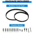 thumbnail image 3 of Auto Car Plastic Rivet Car Accessories Bumper Hood Seal Rivets For Challenger 2008-2022 For Dodge Rubber Plastic 68051392AB None, 3 of 12