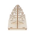 thumbnail image 1 of Juguete Educativo Artesanal 3D ANGGREK Árbol de Navidad de Madera DIY con Luz Colorida, 1 of 7
