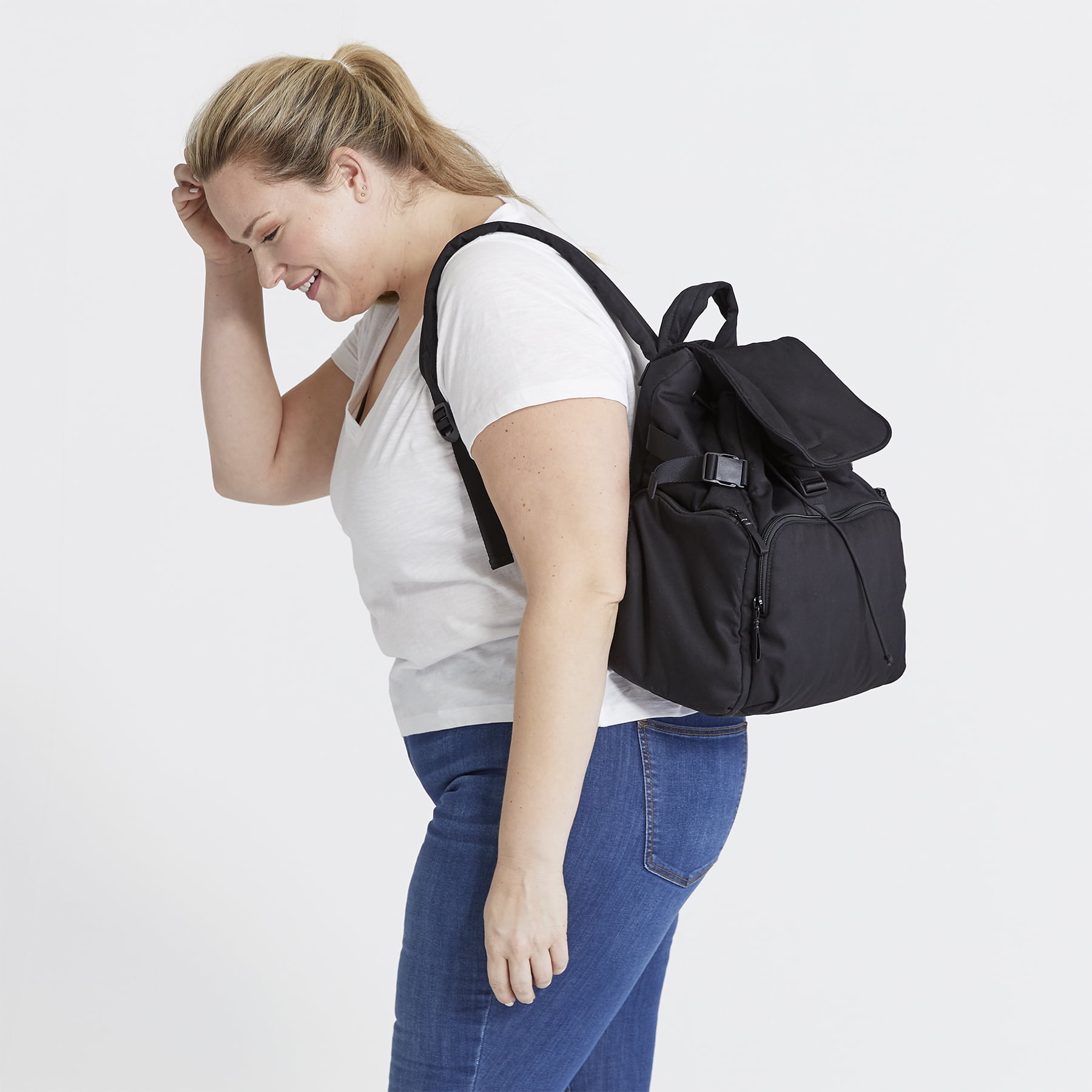 Vera Bradley Utility Backpack, Rosa Floral-Recycled Cotton Vera Bradley Cotton Utility Mini Backpack Purse SKU: 9735859