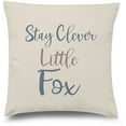 thumbnail image 1 of Awkward Styles Nursery Decorative Pillow Covers Stay Clever Quotes Throw Cushion Case, 1 of 2