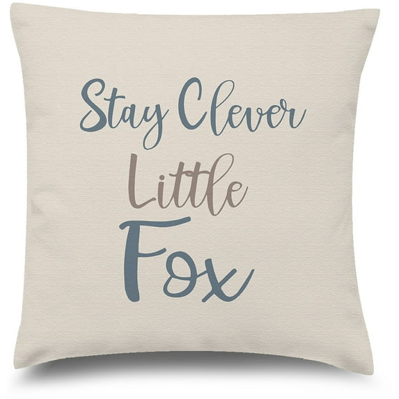Awkward Styles Nursery Decorative Pillow Covers Stay Clever Quotes Throw Cushion Case