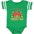 thumbnail image 3 of Inktastic My First Turkey Day with Turkey and Leaves Boys or Girls Baby Bodysuit, 3 of 5