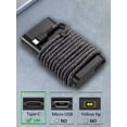 thumbnail image 5 of New Slim 65W 45W USB C Laptop Charger for HP Chromebook, Spectre Envy X360, Elitebook, Pavilion, OmniBook 5 X, Probook, Stream Travel Type C AC Adapter Power Cord, 5 of 7