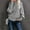 B-Grey, variant on Rinsvye Ladies Mid Neck Sweater Women's Turtleneck Tops Loose Long Sleeve Knit Sweaters for Work Solid Color Sweater Pullover Dress Sweaters for Women Top