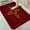 Maroon Ornamental, variant on 1pc Maroon Ornamental Bathroom Rug Bathroom Decor and Accessories- Durable,Anti Slip,And Quick Drying,Suitable For Indoor/outdoor Use - Perfect For Bathrooms,Bedrooms,Kitchens