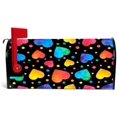 thumbnail image 2 of Coolnut Mailbox Covers Magnetic Oversize Watercolor Hearts Seasonal Mail Wraps for Home Outdoor Decor, 25.4"x20.78", 2 of 5