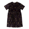 thumbnail image 2 of Labyrinth Robe Smock en Velours Céleste pour Femmes, 2 of 4