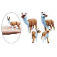 thumbnail image 1 of PETSOLA 4 PCS PVC Animal Figurines Toys, 4PCS Zoo Alpaca Figures, Animal, 1 of 10