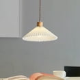 thumbnail image 5 of Nordic Pleated Bedside Chandelier Household Bedroom Dining Room Table Pendant Lamp Modern Lighting Fixtures,31cm, 5 of 9