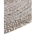 thumbnail image 3 of Indian Handmade Braided Pure Gray Jute Area Rug 5 x 8 Feet Oval (152 cm x 244 cm), Floor Decor Rugs/Carpet, 3 of 5