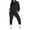 11# Black, variant on Two Piece Sets For Women Fall Long Sleeve Sweatshirt Plus Size Sweatsuit Sweatpants Fashion Tracksuit Khaki L