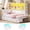 White&Twin Size, variant on Corner Bed Frame Twin Size with 4 Drawers, Charging Station and LED Lights, Twin Metal Platform Beds with Bookcase Shelf, 10 Storage Pockets, L-Shaped Daybed for Teen, Black