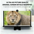 thumbnail image 2 of 2025 New Upgrade Screen Magnifier, Mobile Phone Magnifier Screen, Mobile Phone Magnifier Projector Screen, Foldable Design for Bedside & Travel (Black, 12 in), 2 of 7