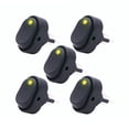 thumbnail image 3 of Chendee 5Pc Asw-20D Car Boat Rocker Switch Auto On Off Device With Illuminated Led Light,Yellow, 3 of 9