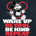 thumbnail image 3 of Disney - Mickey Mouse - Wake Up, Be Cool, Be Kind, Repeat - Men's Long Sleeve T-Shirt, 3 of 5