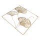 thumbnail image 5 of Escultura de arte de pared de ginkgo de metal dorado, hojas de ginkgo 3D Hojas de ginkgo de metal Decoración de pared de metal Escultura de arte de pared de metal Diseño de última generación, 5 of 8