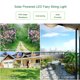 thumbnail image 2 of Guirnalda de luces LED de cobre con energía solar, 3 W, 5 m/16,4 pies, 50 LED, 2 of 8