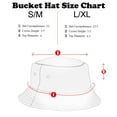 thumbnail image 3 of TZ Promise Unisex Bucket Hat for Women Men 100% Cotton Denim Packable Summer Travel Beach Sun, 3 of 4