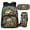 Vintage Sloth Print, variant on Bulopur Cute Capybara Print Kids Backpack Set 4 Pcs Lightweight Waterproof Kids School Bag with Lunch Bag, Pencil Case and Water Bottle Cover for Girls Ages 5-12