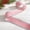 Pink, variant on QualiVow White Velvet Ribbon 3.93 Inch Wide 196.8 Inch Long with Silver Edge for Christmas Gift Wrapping Table Runner Decor