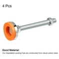 thumbnail image 3 of Unique Bargains Leveling Feet, 4Pcs M16x150x60mm - Carbon Steel Non-Skid Anti-shock Adjustable Table Feet for Furniture Workshops, 3 of 5