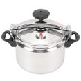 thumbnail image 1 of Aluminum Pressure Canner, Pressure Cooker Zero Coating 7L Large Capacity  for Gas Stove, 1 of 7