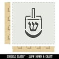 thumbnail image 2 of Dreidel Dreidl Jewish Hanukkah DIY Cookie Wall Craft Stencil - 4.5 Inch, 2 of 5