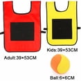 thumbnail image 2 of Chaleco de Jersey pegajoso para niños, pelota pegajosa para jardín de infantes, entrenamiento sensorial, ropa pegajosa para tirar, 39*53cm Sincero Hogar, 2 of 5