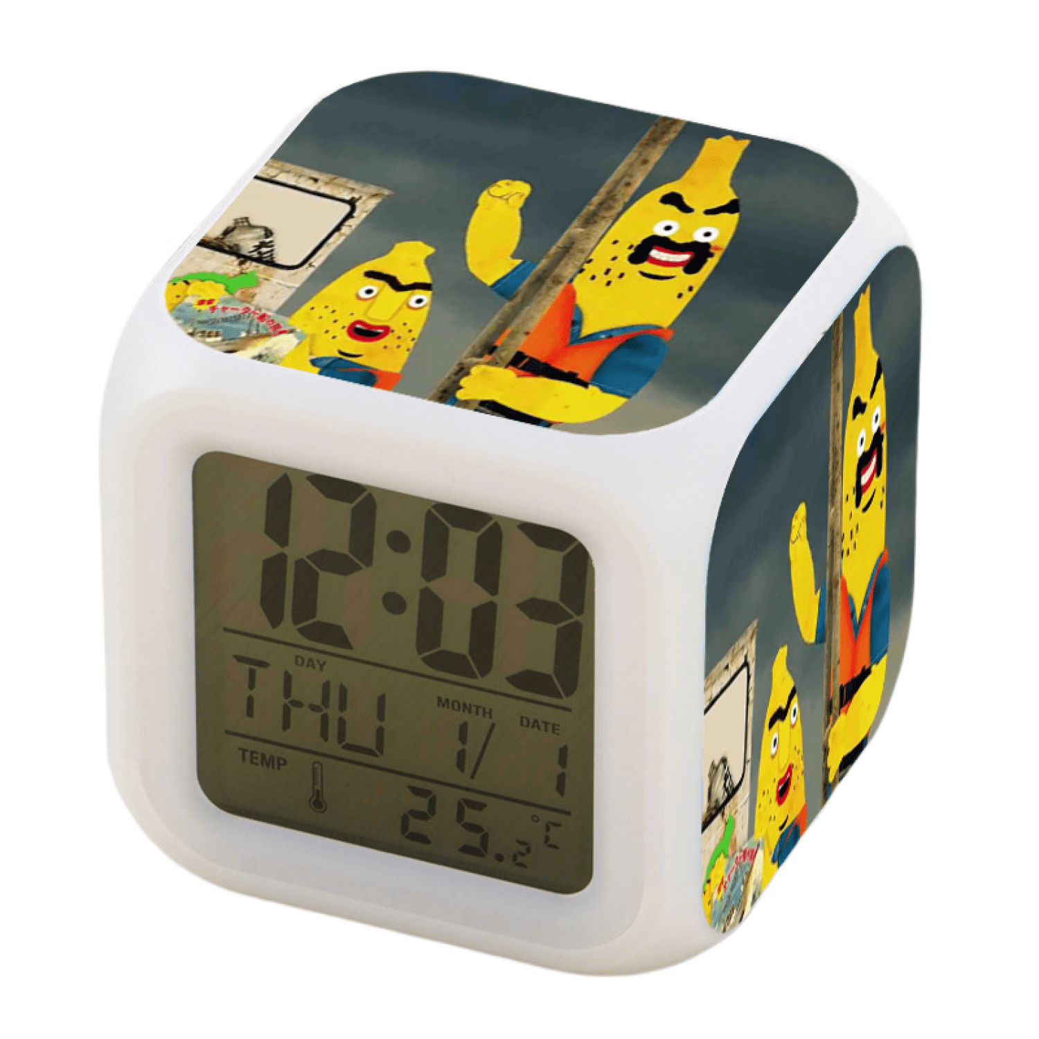 AVEKI Alarm Clock for Kids Room, LED Digital Bedroom Alarm Clock Easy