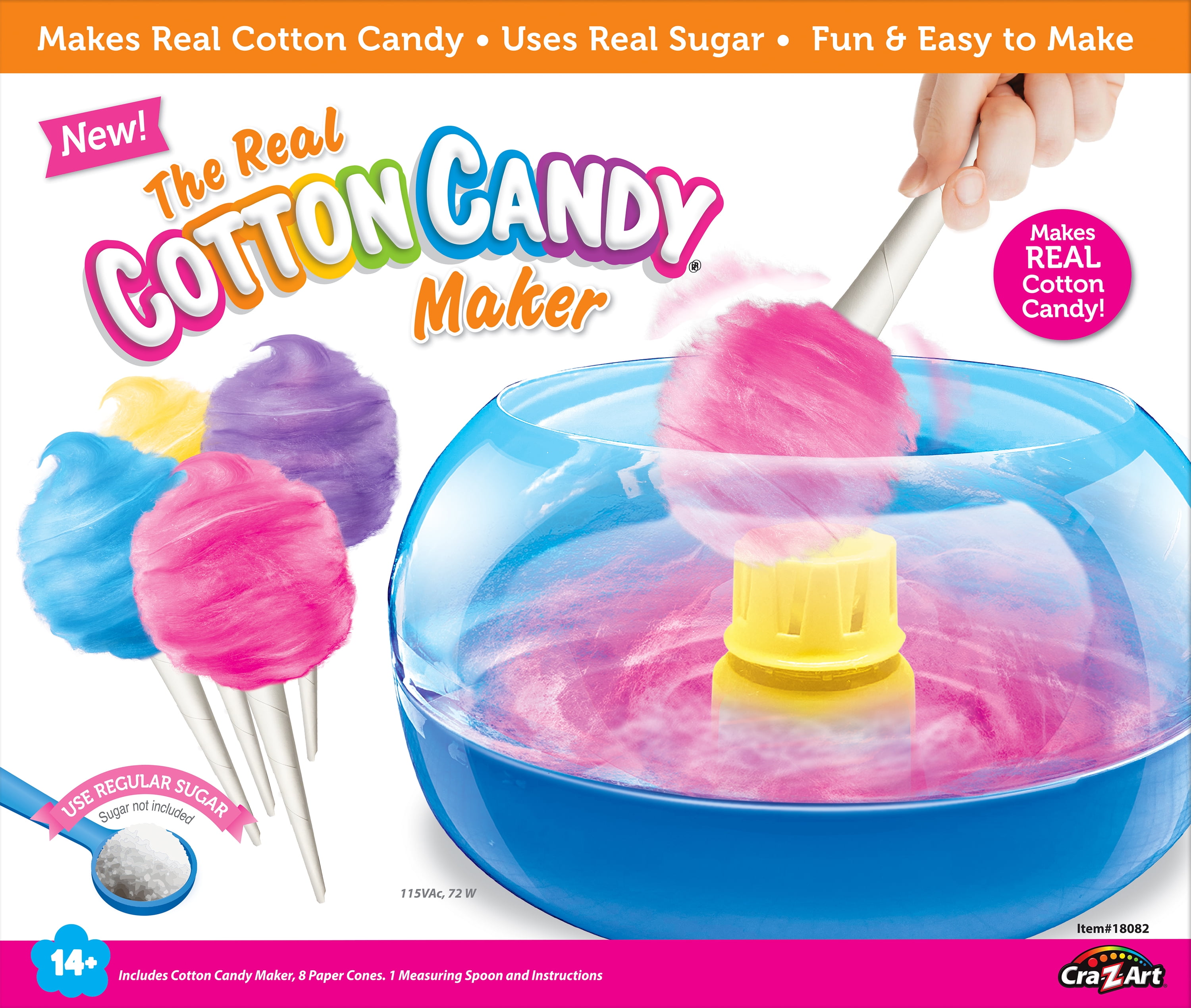 Cra-Z-Art Ultimate DIY Real Cotton Candy Maker Activity Set