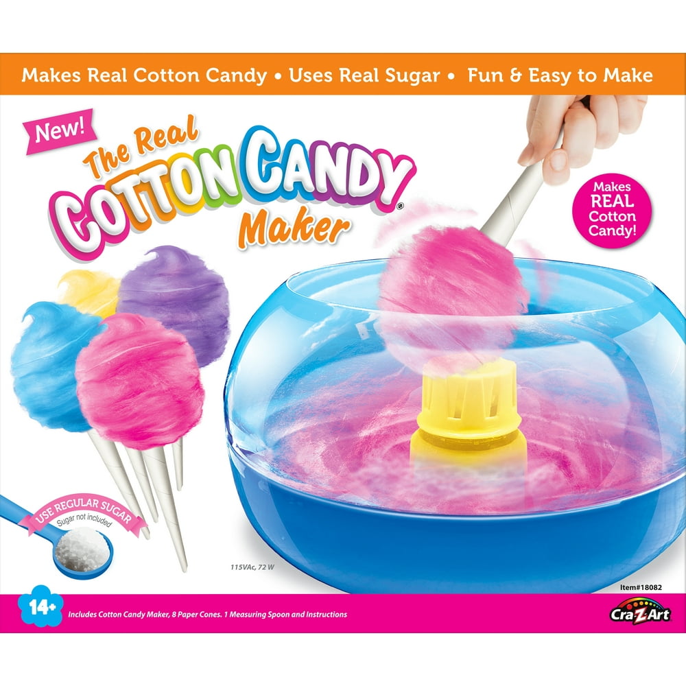 CraZArt Real Cotton Candy Maker For All Ages 14 Years and Older
