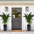 thumbnail image 3 of Luku 16 Inch Tall Rectangular Planters Set of 2 Large Modern Plant Pots with Drainage Holes＆Water Level Monitor＆Wheels Outdoor and Indoor for Patio, Porch, Living Room, or Home Office, 3 of 9