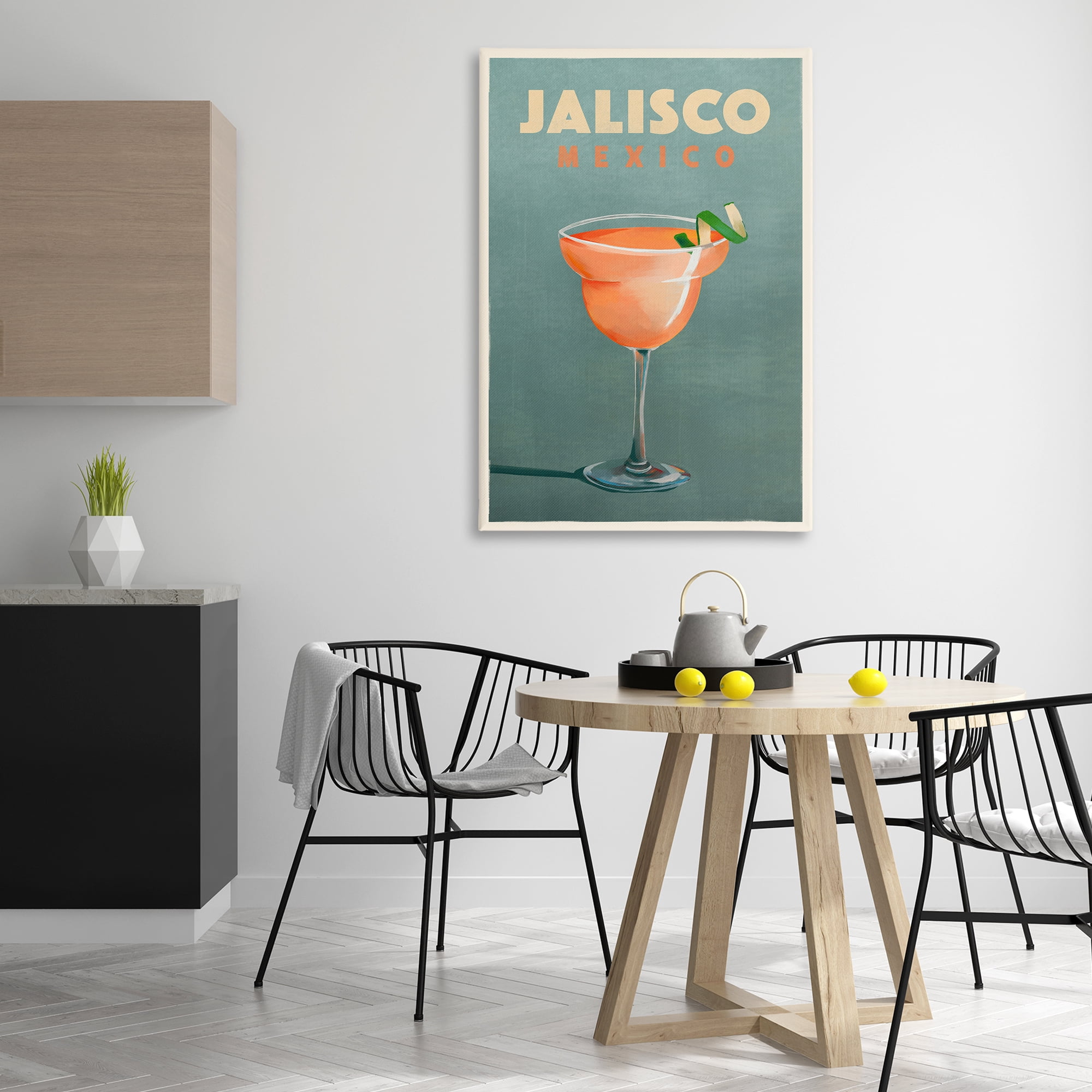 Stupell Industries Jalisco Mexico Cocktail Food & Beverage Painting Wrapped Canvas Art Print Wall Art, 30 x 45