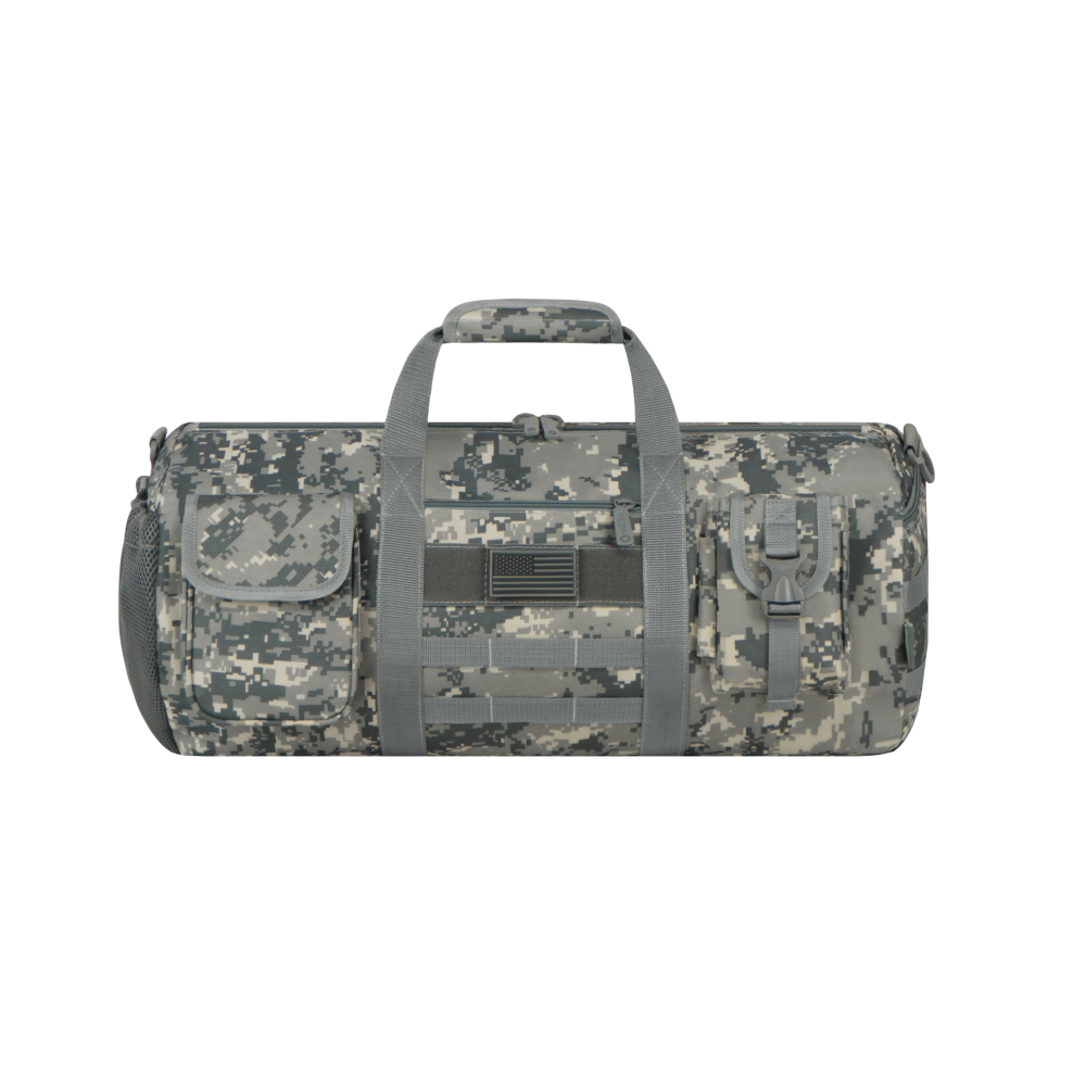 Tactical Molle Heavy Duty Round Duffel Bag ACU